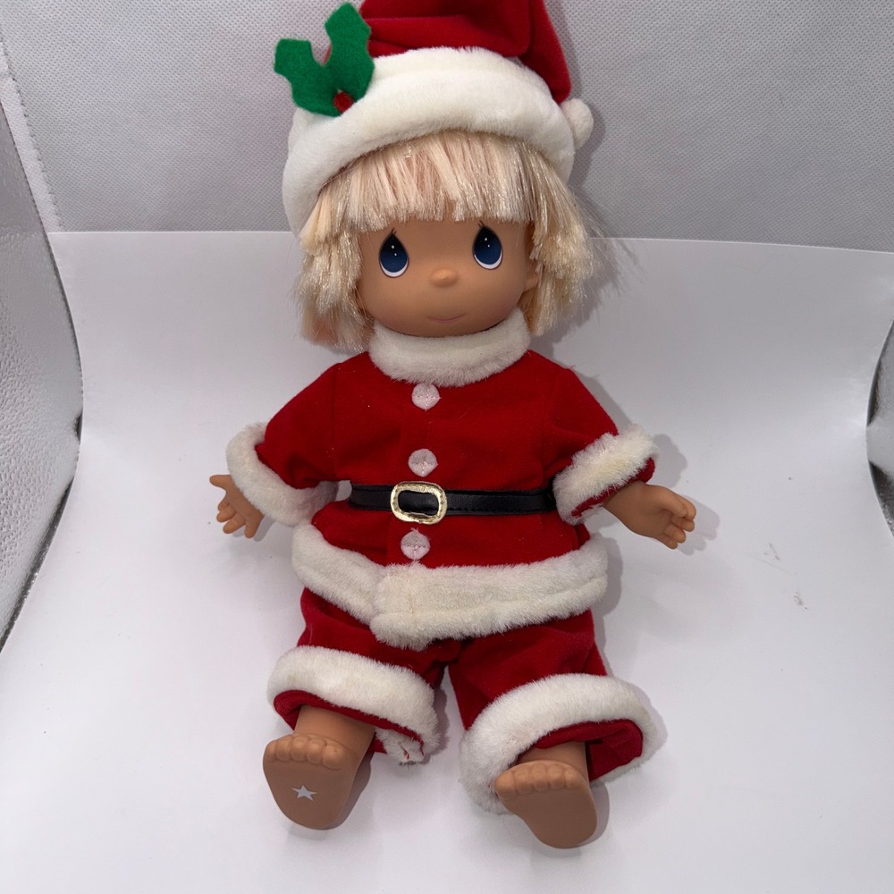 Precious Moments Unisex 12" Santa Suit Doll Christmas Holiday Nostalgic Decor